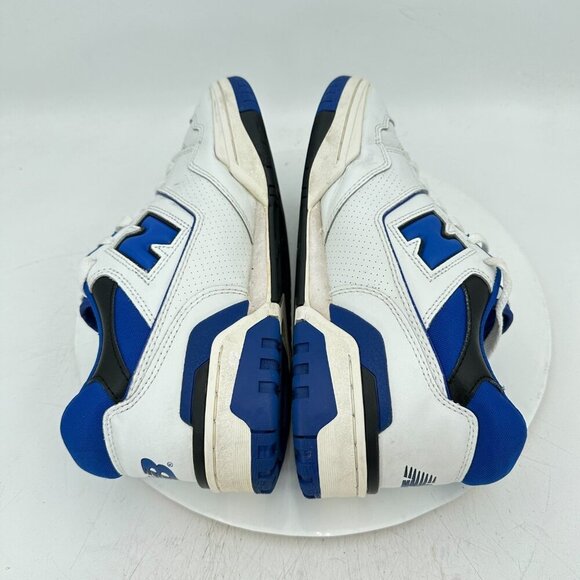 New Balance 550 Men Size 9.5D BB550SN1 White Team Royal Blue Training Shoes - Picture 6 of 11